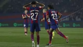 El 1x1 del Barça contra el Villarreal al descanso
