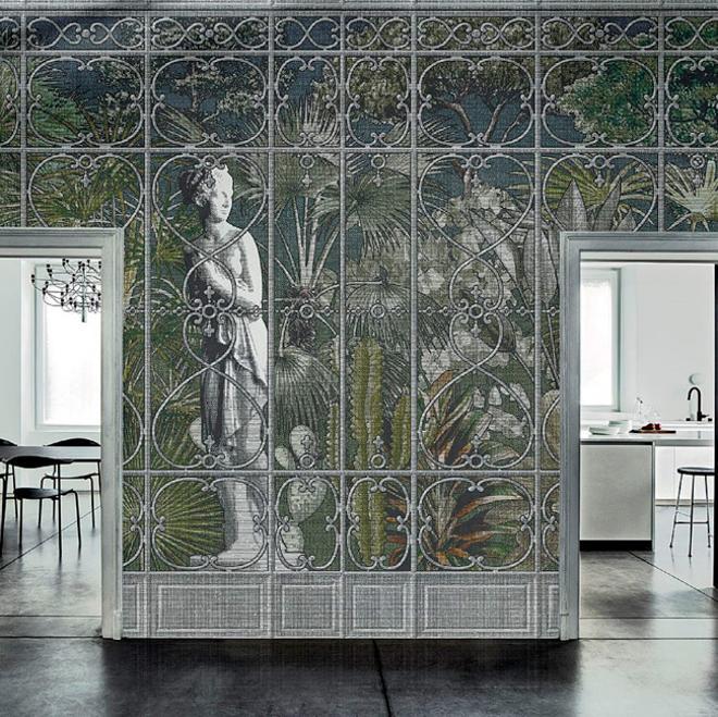 Papel pintado 'Jardín de Venus' de Guiseppe Restano para London Art