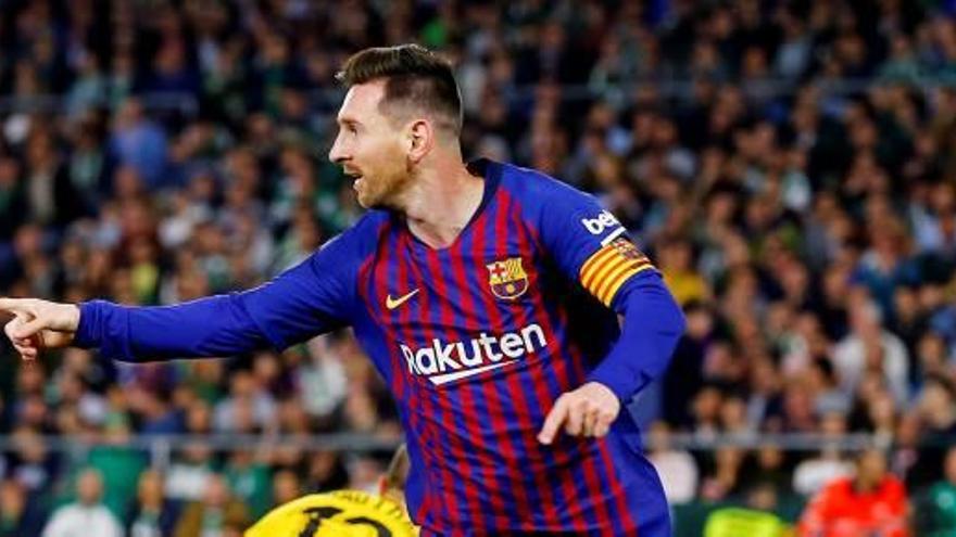 Un Messi estelar sentencia la Liga