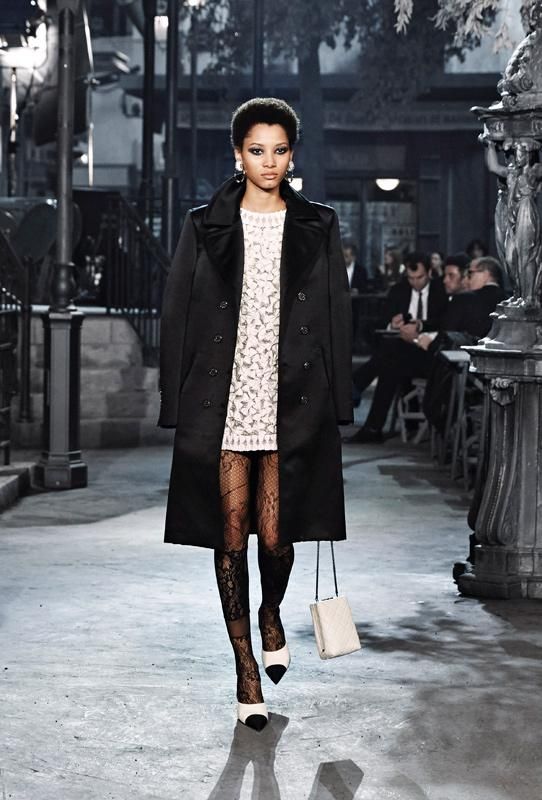 Chanel Pre Fall 2016, blanco y negro