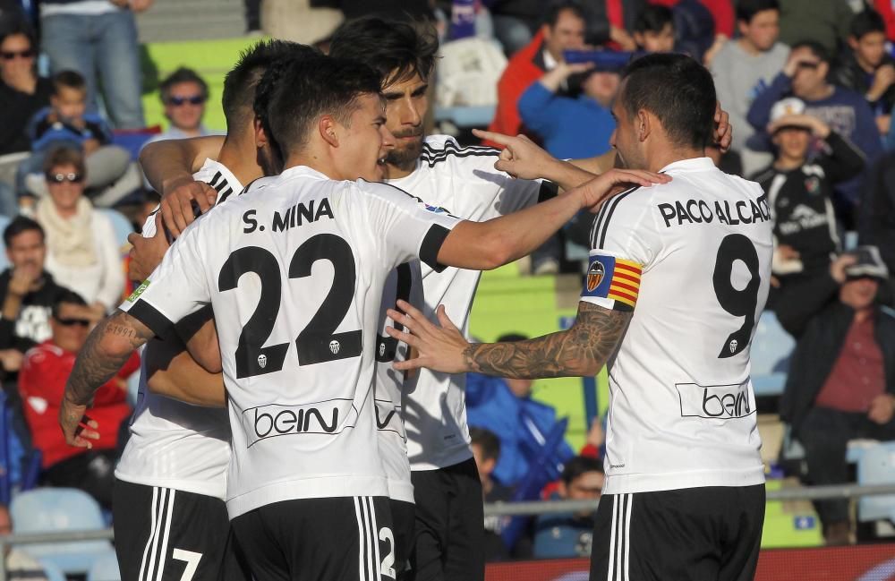 Las mejores imágenes del Getafe - Valencia