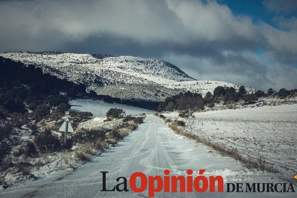 La nieve llega a las pedanías de la comarca del No