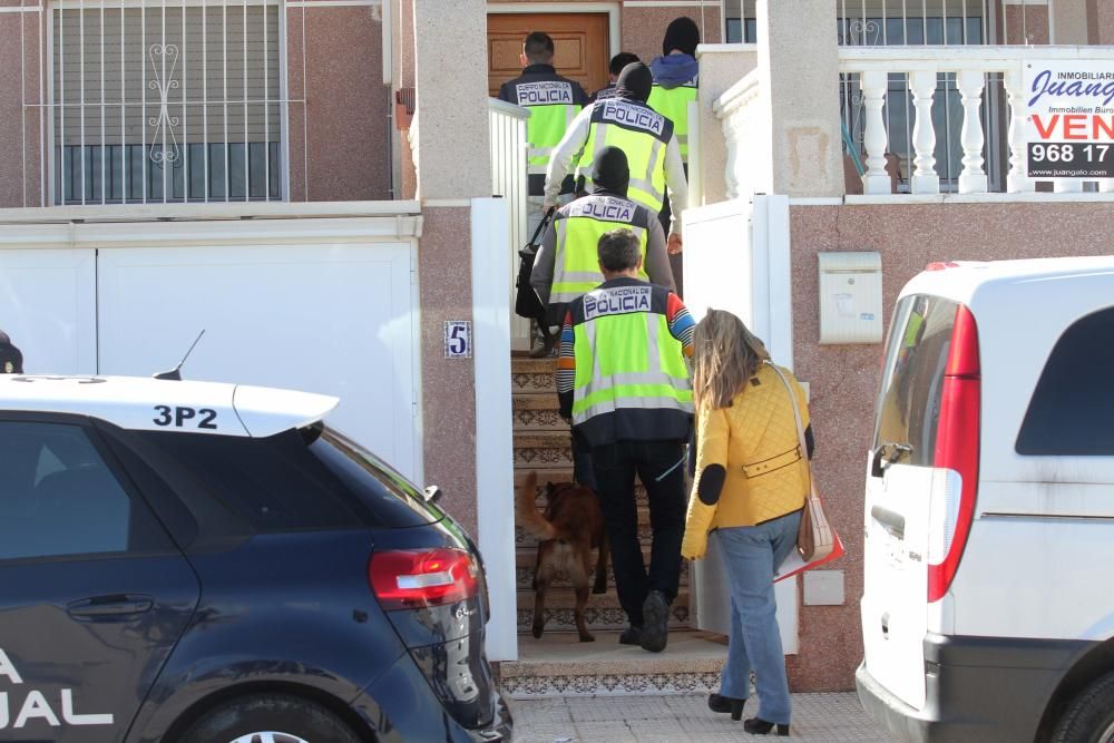 Redada antidroga en Los Narejos y Cartagena