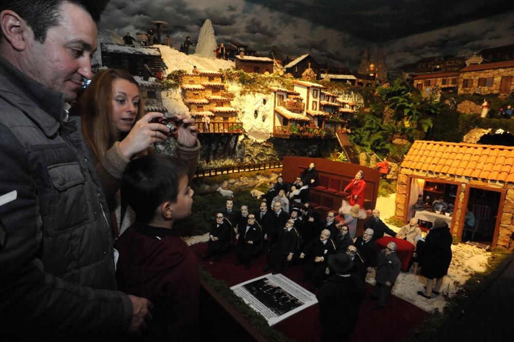 Inauguración del Belén en Movimiento de Valga