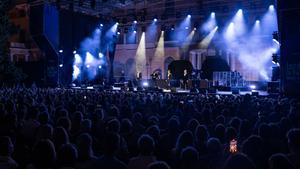 Il Divo, durante el concierto final del festival Les Nits de Barcelona, en los jardines del Palau de Pedralbes el pasado 23 de julio.