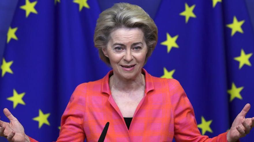 Ursula Von der Leyen, presidenta de la Comisión Europea.