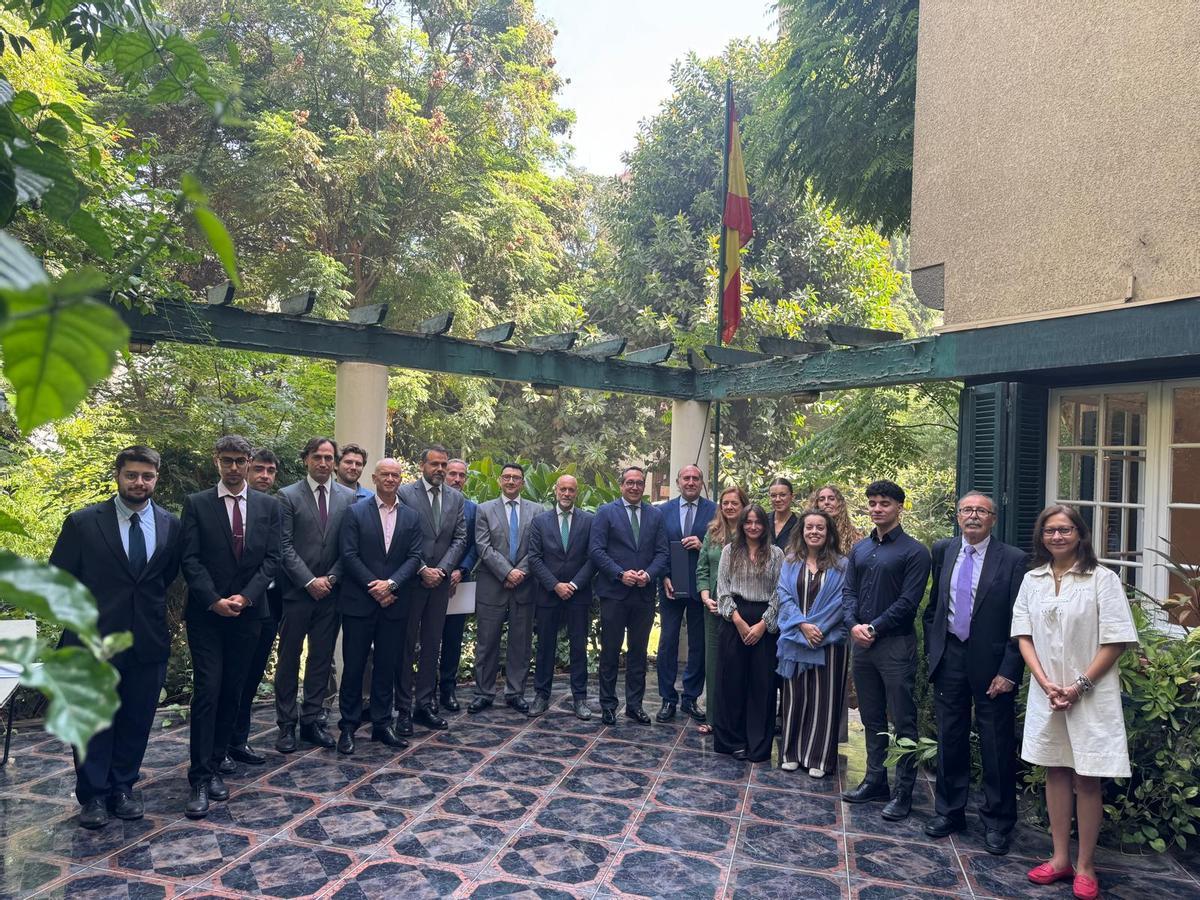 Delegación en Egipto.