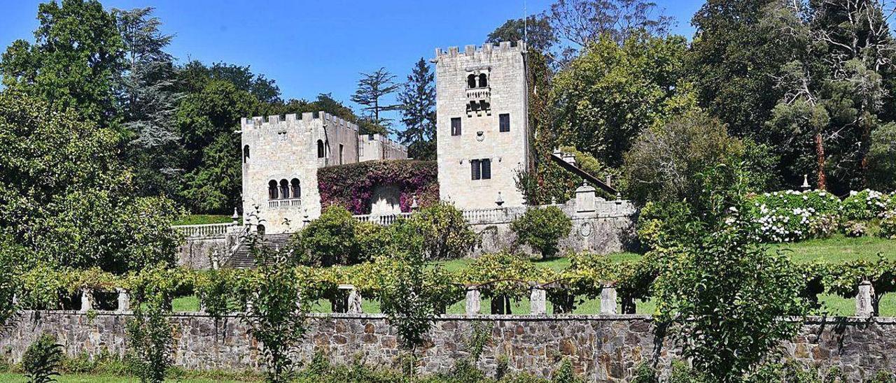 Exterior del pazo coruñés de Meirás.