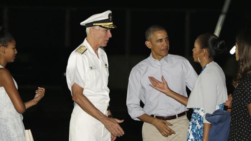 Obama pasa en Hawai las Navidades.