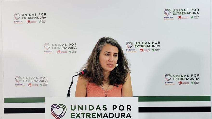 Irene de Miguel alerta de que Extremadura afronta el verano sin estar mejor preparada contra los incendios