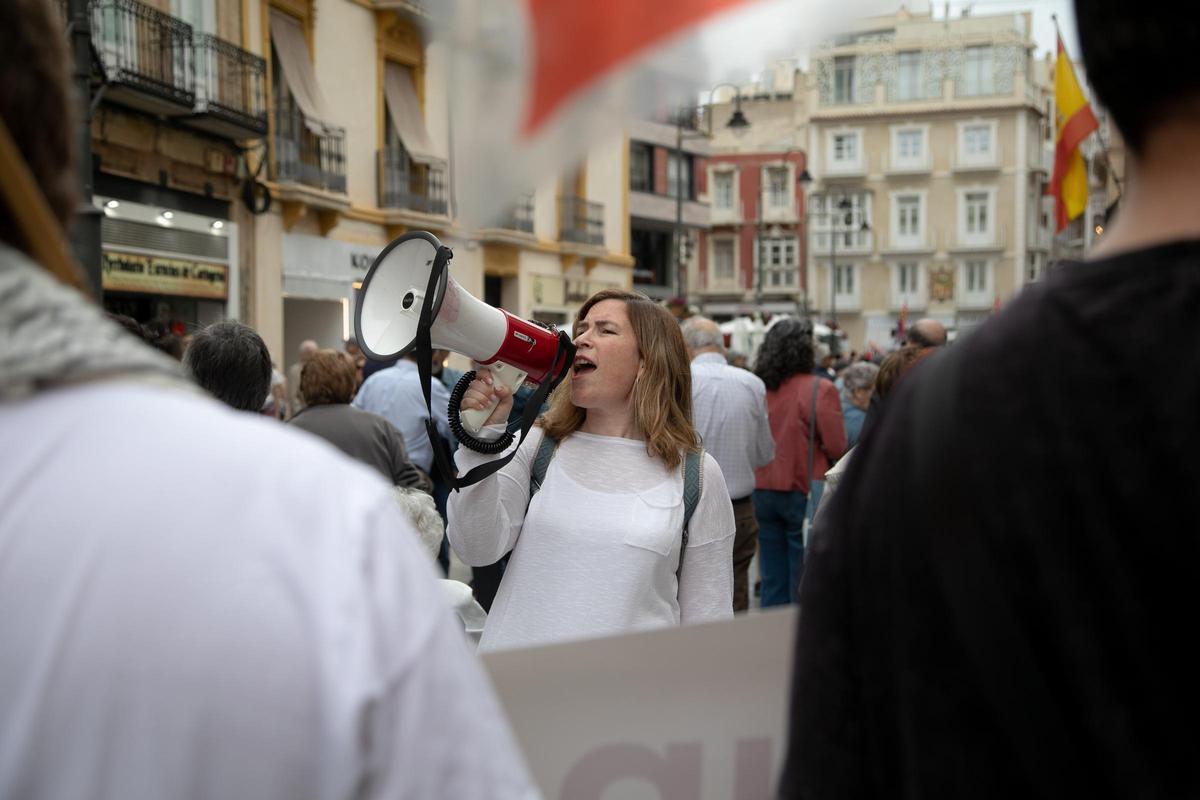 La manifestación por el Día del Trabajador en Cartagena, en imágenes
