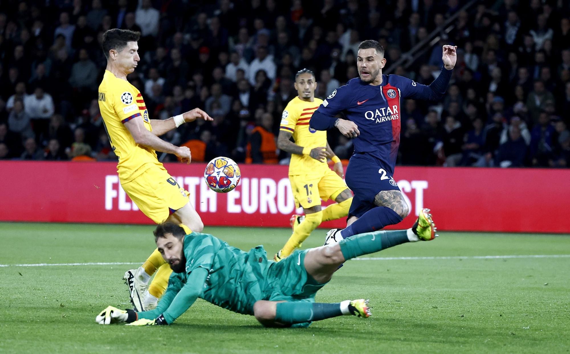 Quarts de final de Champions: les millors imatges del PSG-Barça