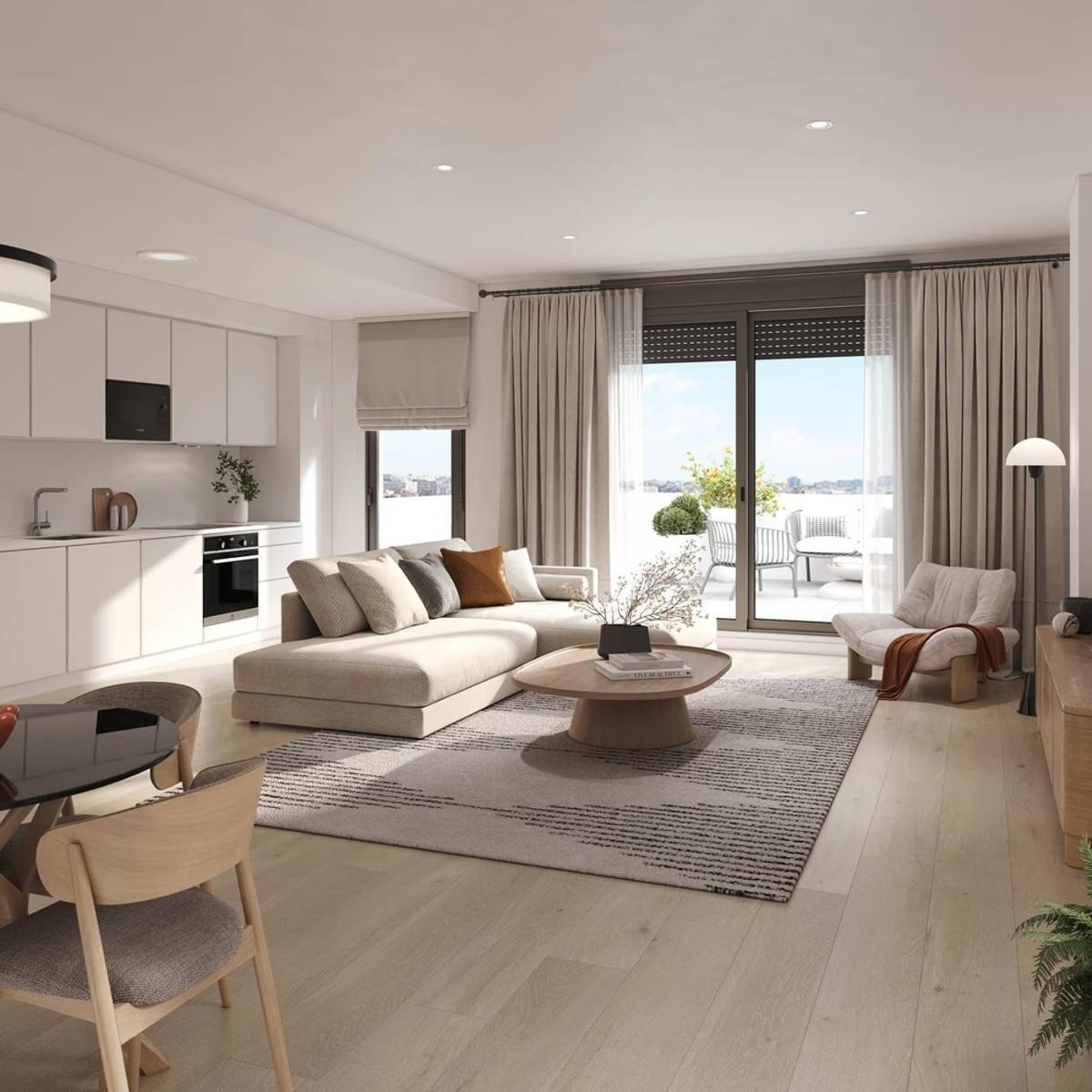 El Residencial Moncayo, una nueva promoción de viviendas de Palmas Altas, en imágenes