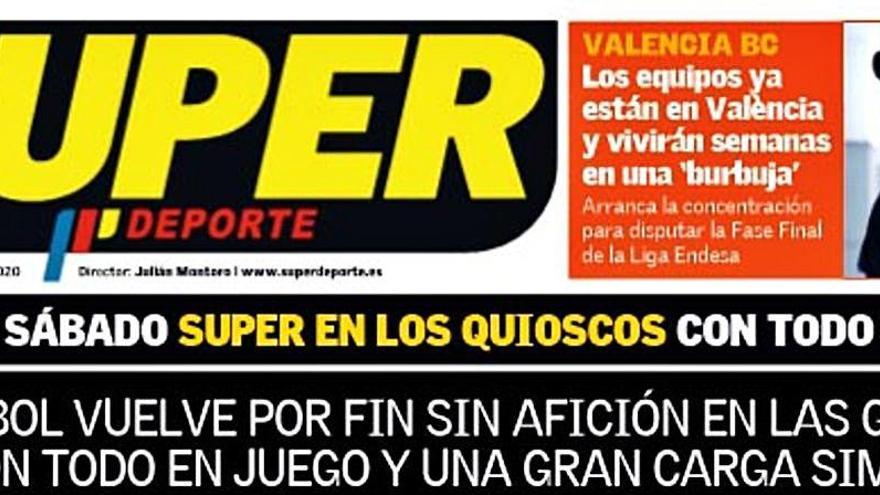 Esta es la portada de SUPER de este viernes 12 de junio