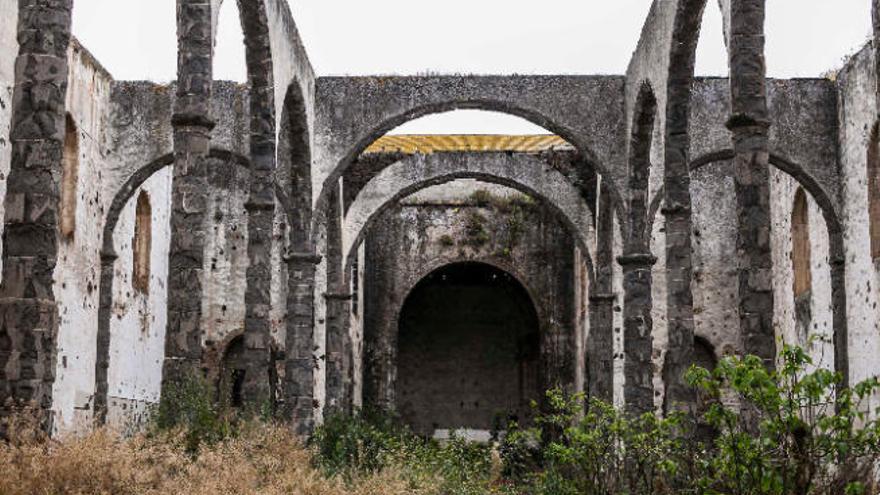 Las ruinas de la antigua iglesia de San Agustín.