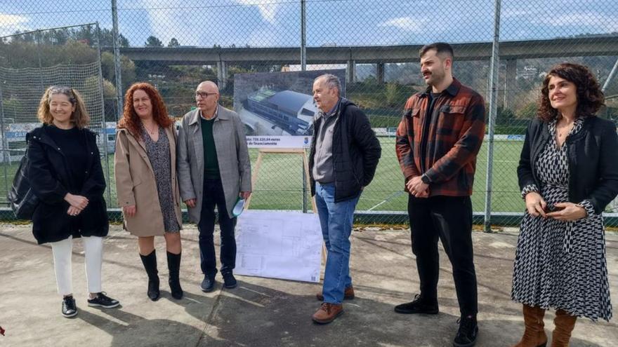 La presentanción de la ampliación del polideportivo. |  // F.C.