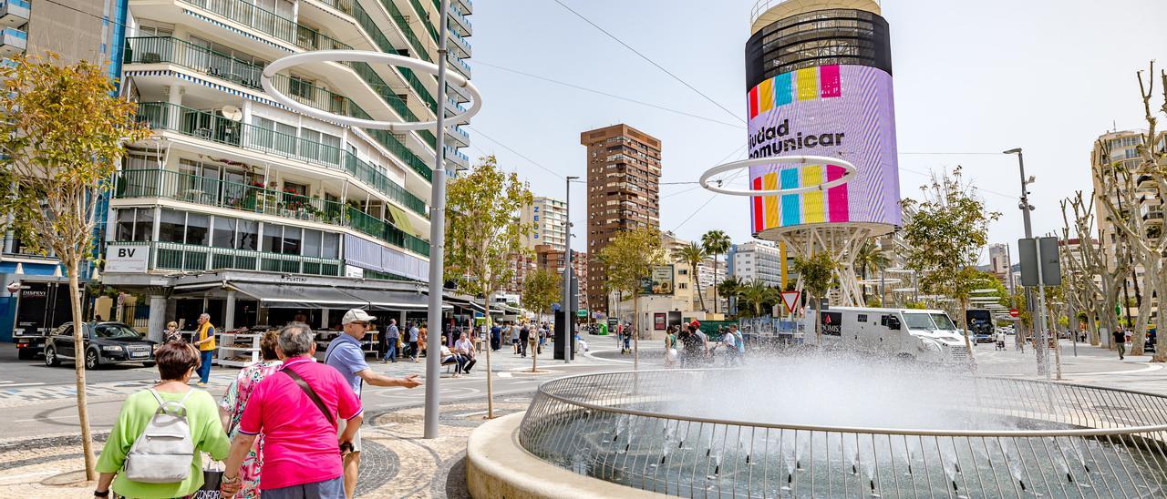 La plaza de la Hispanidad será el escenario de la fiesta de Eurovisión en Benidorm.