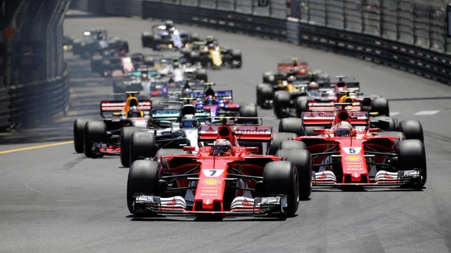 Vettel y Raikkonen firman el doblete de Ferrari en Mónaco