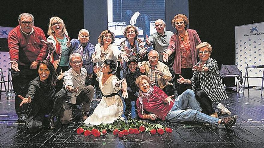 Blanca Marsillach  y la Caixa unen teatro y gente mayor