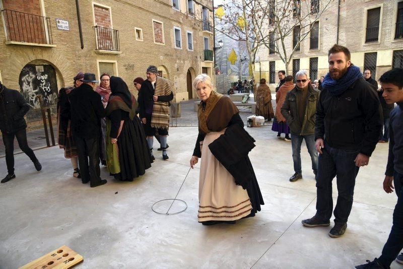 Inauguración de una nueva plaza en el Arrabal