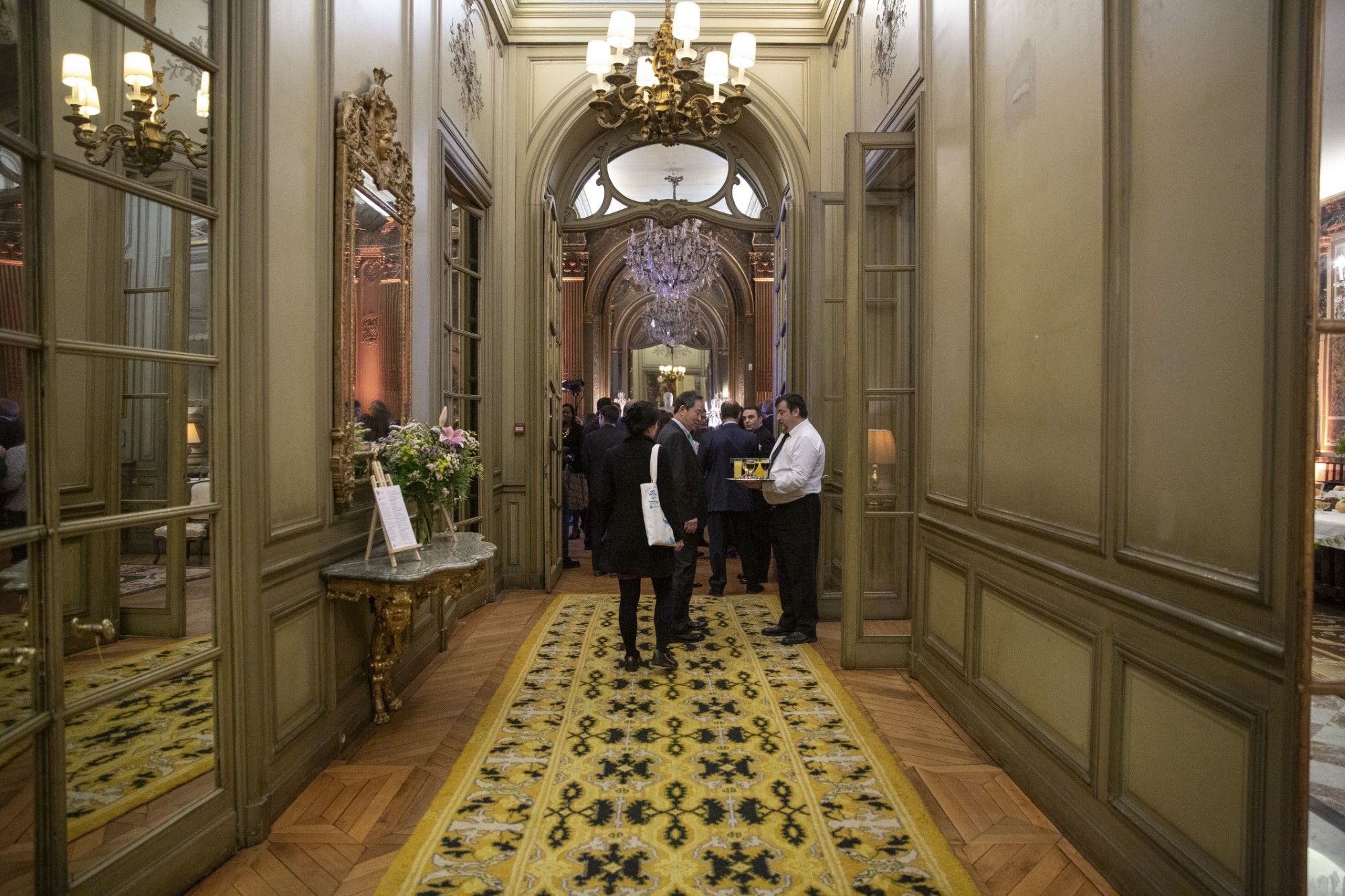 Recepción en la Residencia de la Embajada de España en París, con motivo de la candidatura de Málaga a la Expo 2027