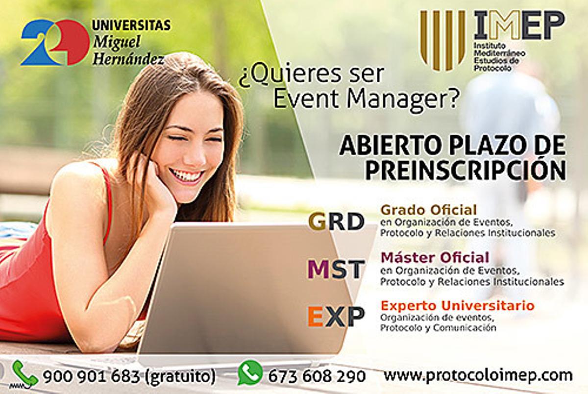 La organización de eventos entre las profesiones con más futuro