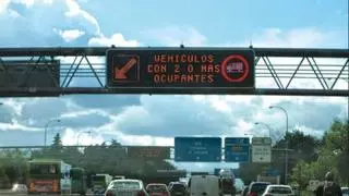 La DGT pone a prueba el nuevo carril Bus-VAO de la A-2