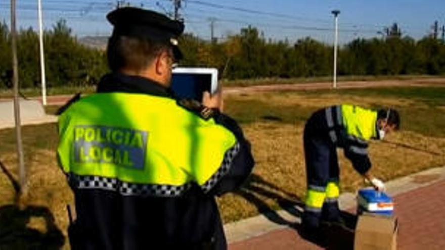 Recogida de heces en Xàtiva.