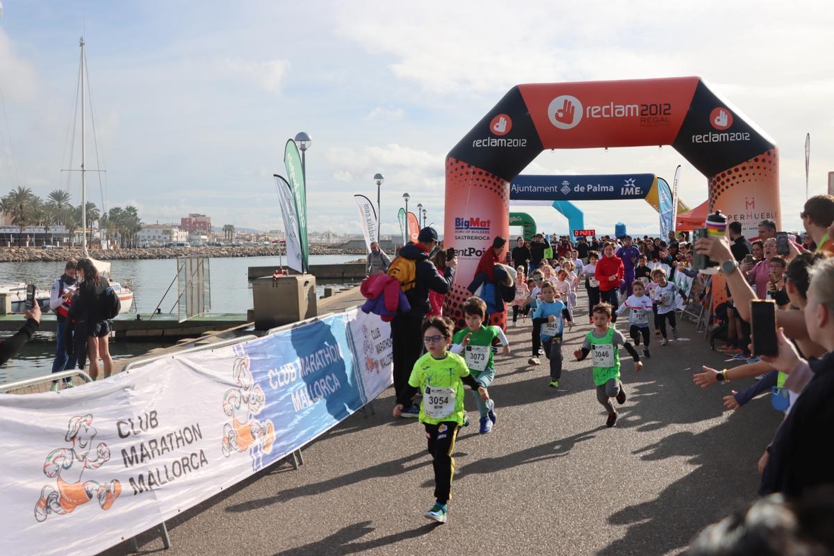 Salida de una de las pruebas destinadas a los más jóvenes