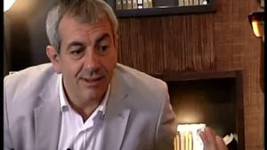 Thaïs Villas (La Sexta) i Carlos Sobera (A-3 TV).