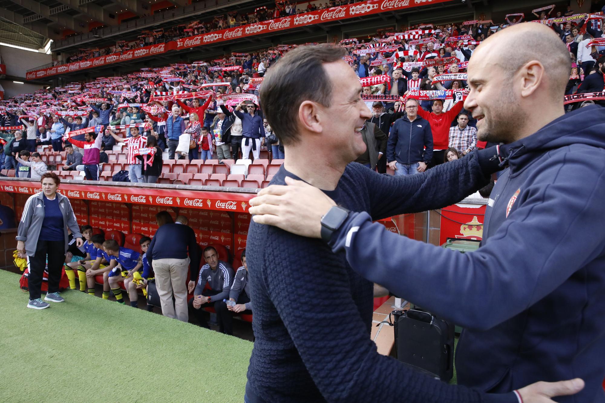 En imágenes: Así fue el partido entre Sporting y Mirandés en El Molinón