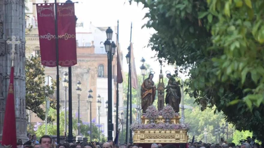 Vídeo | Preparativos para el jueves de procesión del Corpus de Sevilla