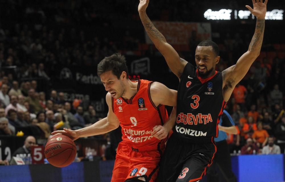 Valencia Basket - Cedevita Zagreb, en imágenes