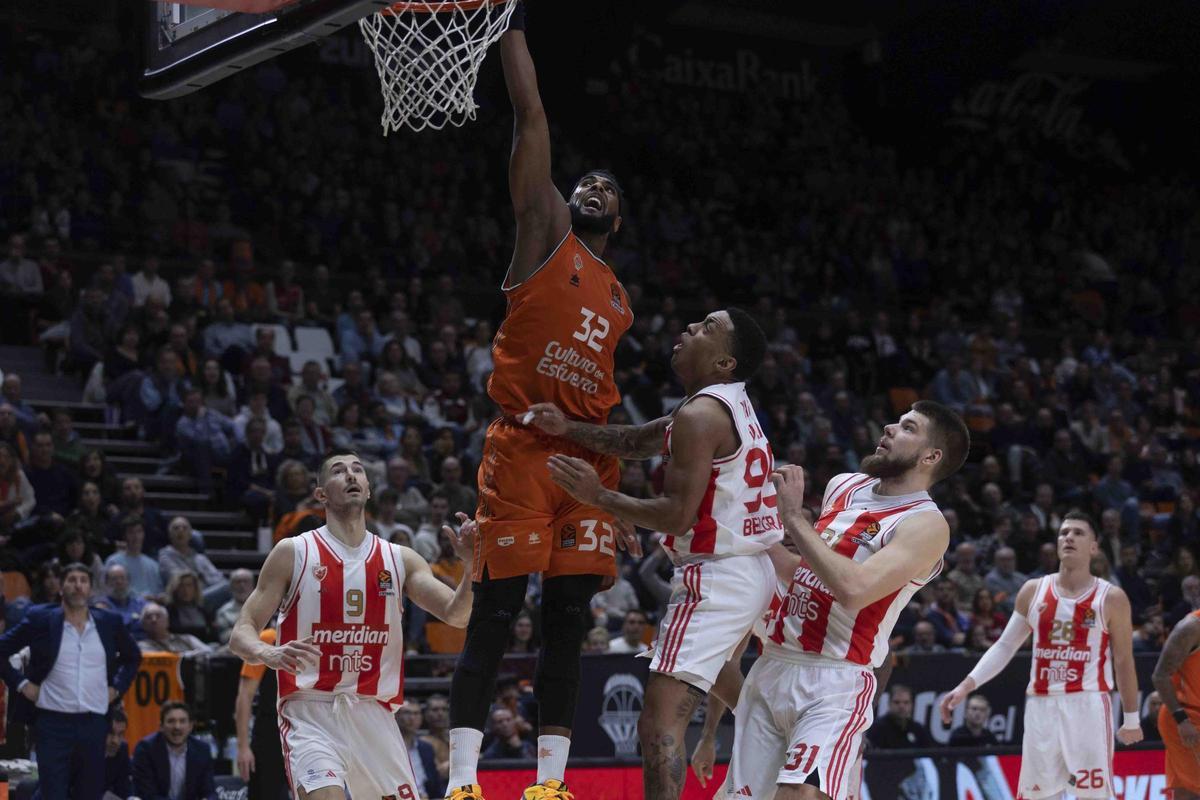 Euroliga Valencia Basket- Crvena Zvezna Meridiamb