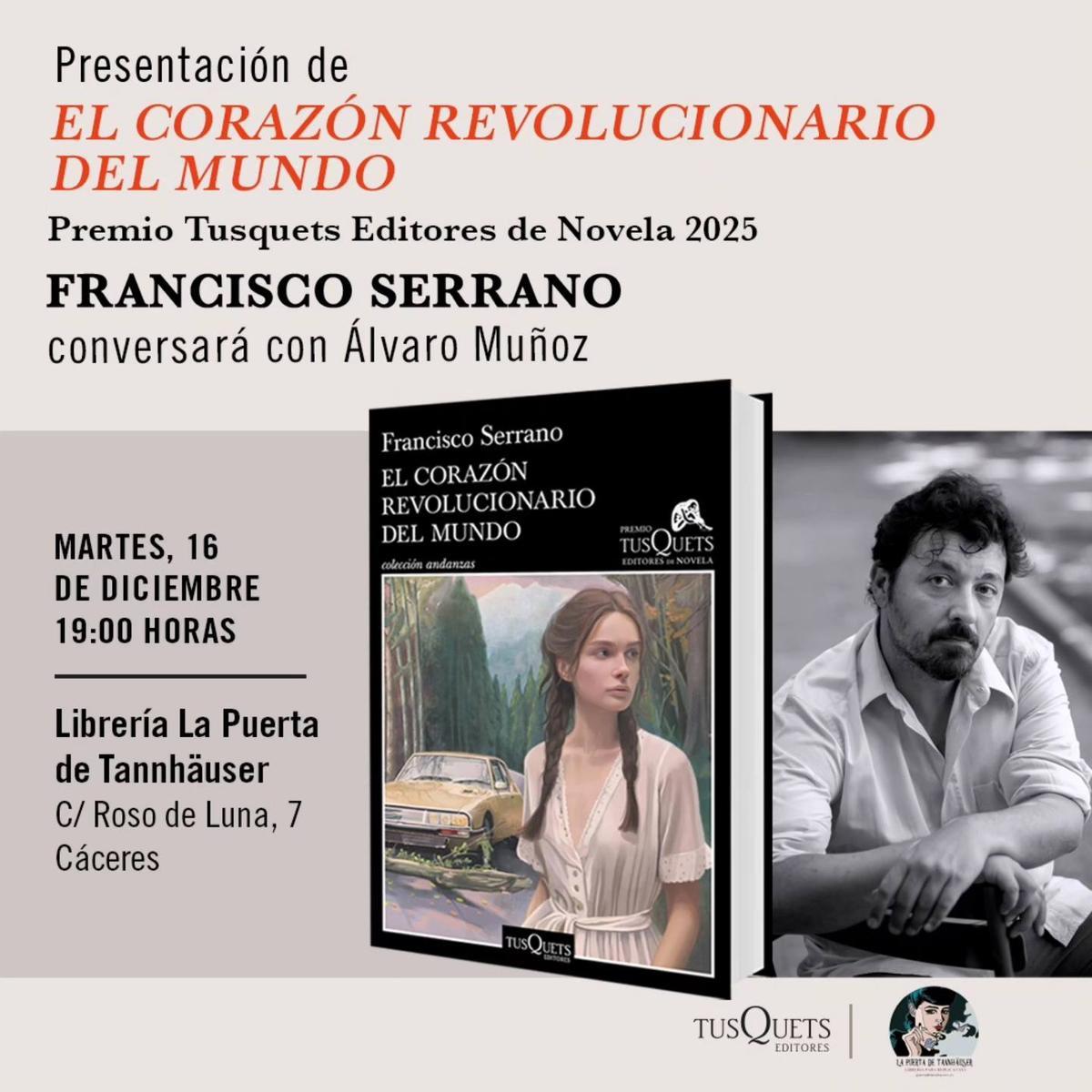 Cartel oficial de la presentación.