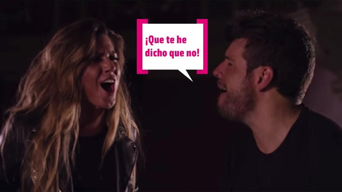 Pablo Lopez y Miriam Rodríguez cantan 'NO'