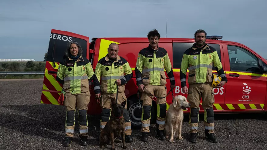 VÍDEO | Tokio y Luka, los perros del CPEI de Badajoz que salvan vidas