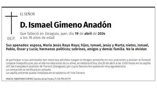 Ismael Gimeno Anadón
