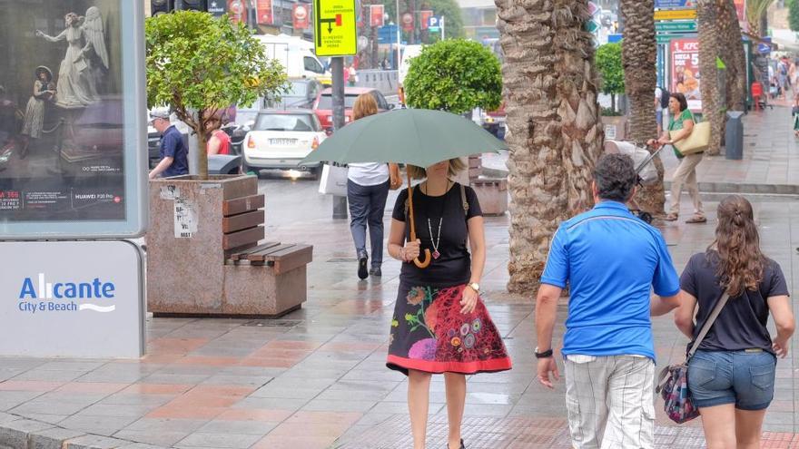 Lluvia en Alicante