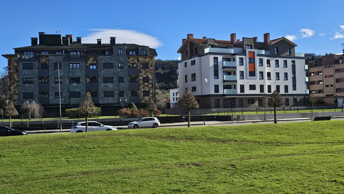 Edificios en La Barquerina.