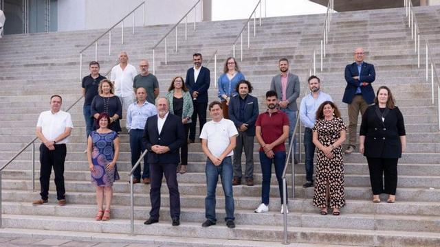 Los representantes de todas las instituciones que participan en OTV.