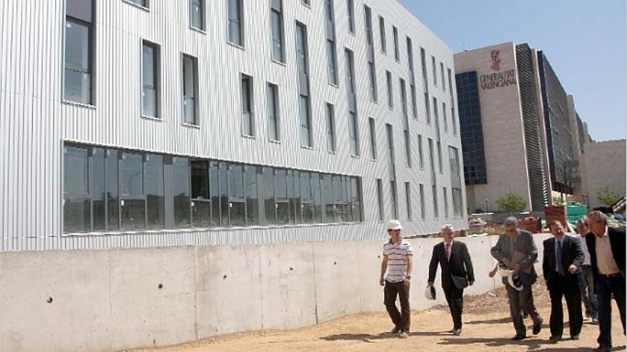 El edificio del nuevo conservatorio en el distrito de Quatre Carreres superior está prácticamente concluido.