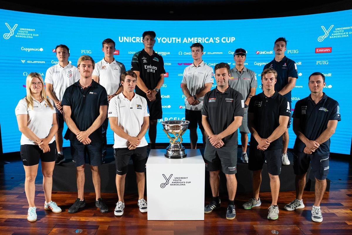 Los 12 equipos de jóvenes de la Copa América izan velas Los 12 equipos de jóvenes de la Copa América izan velas