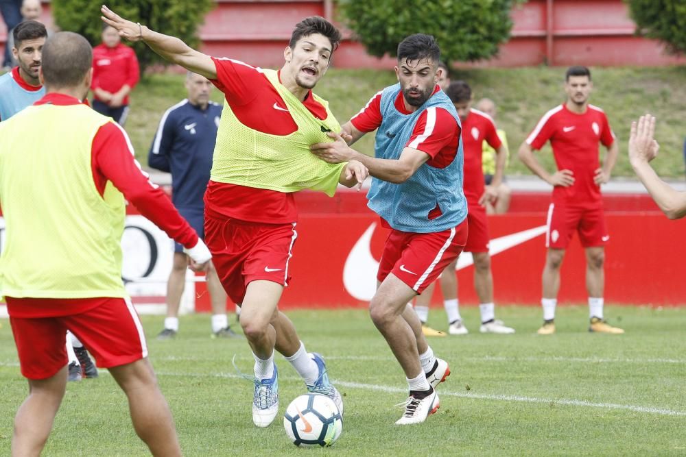 Entrenamiento del Sporting