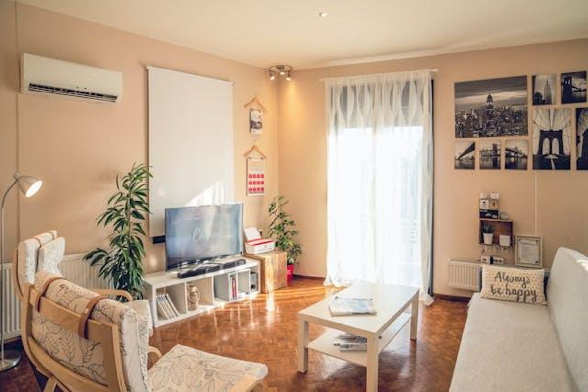 Imagen de archivo de una vivienda equipada con aire acondicionado.