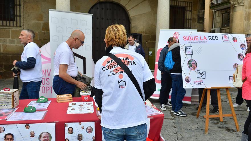 Persona sin hogar en Plasencia: &quot;Con 56 años no te dan trabajo&quot;