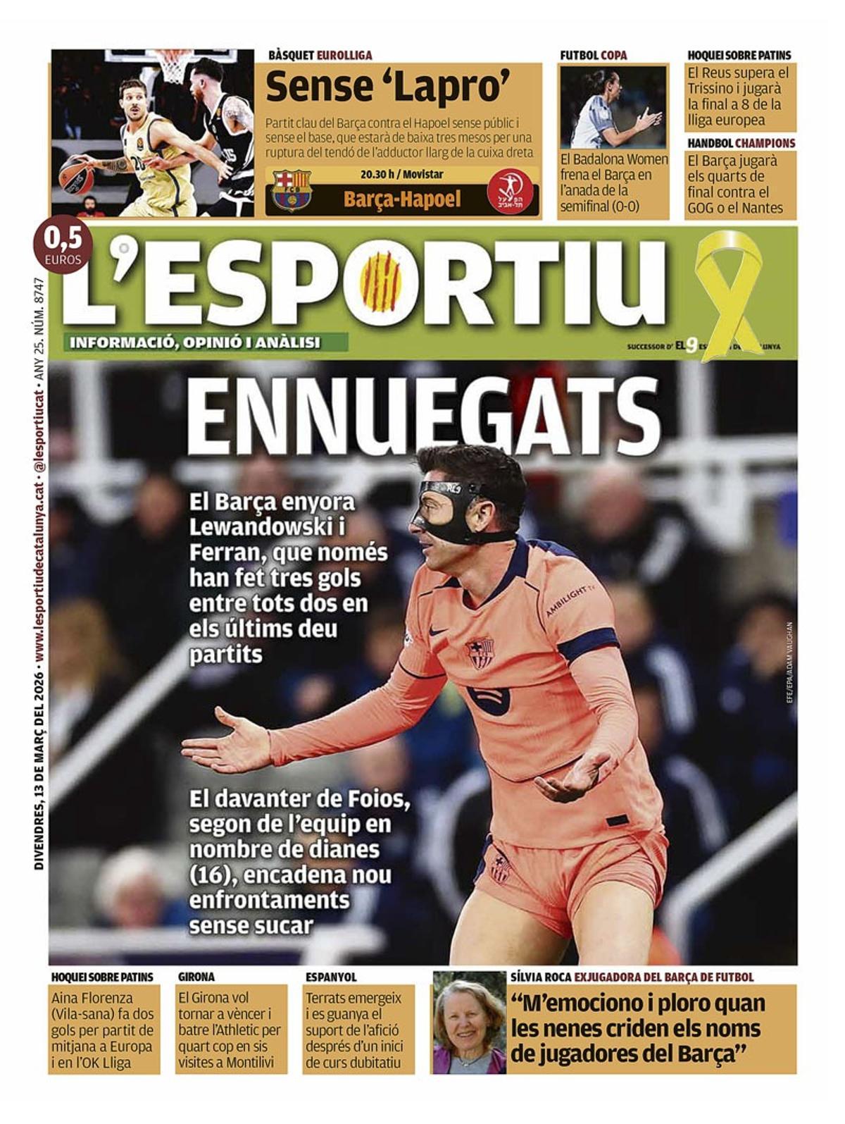 Las portadas de la prensa deportiva de hoy