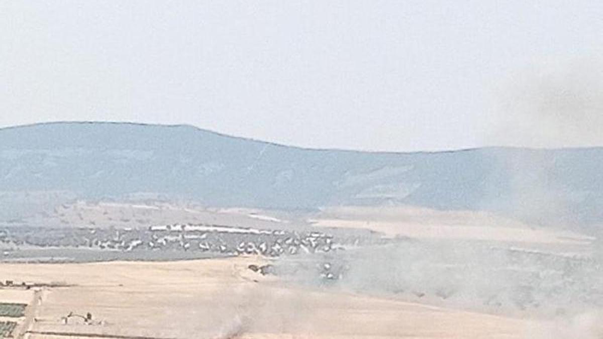 Imagen del incendio.