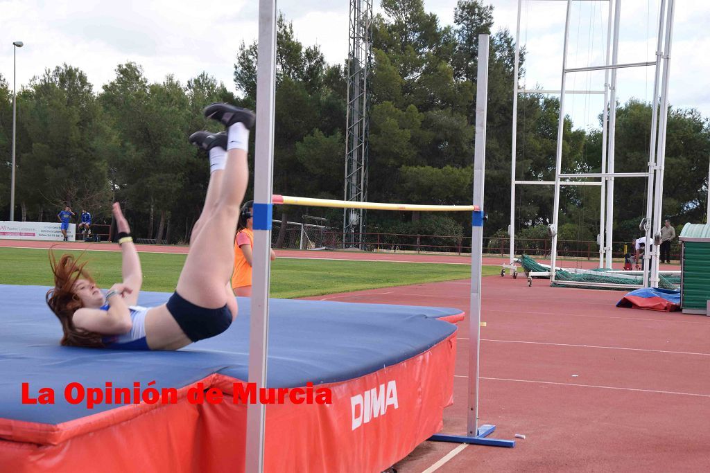 Regional absoluto y sub-23 de atletismo en Lorca