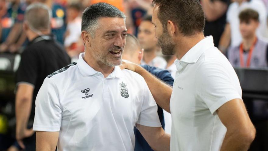 García Pimienta: «Creo que no hemos sido inferiores al Valencia»